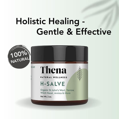 THENA Natural Wellness Intense Hemorrhoid Treatment: 100% Natural Cream & Fissure Ointment