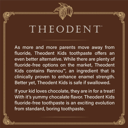 Theodent Kids Fluoride-Free Chocolate Chip Toothpaste – 3.4 oz (96.4 g)