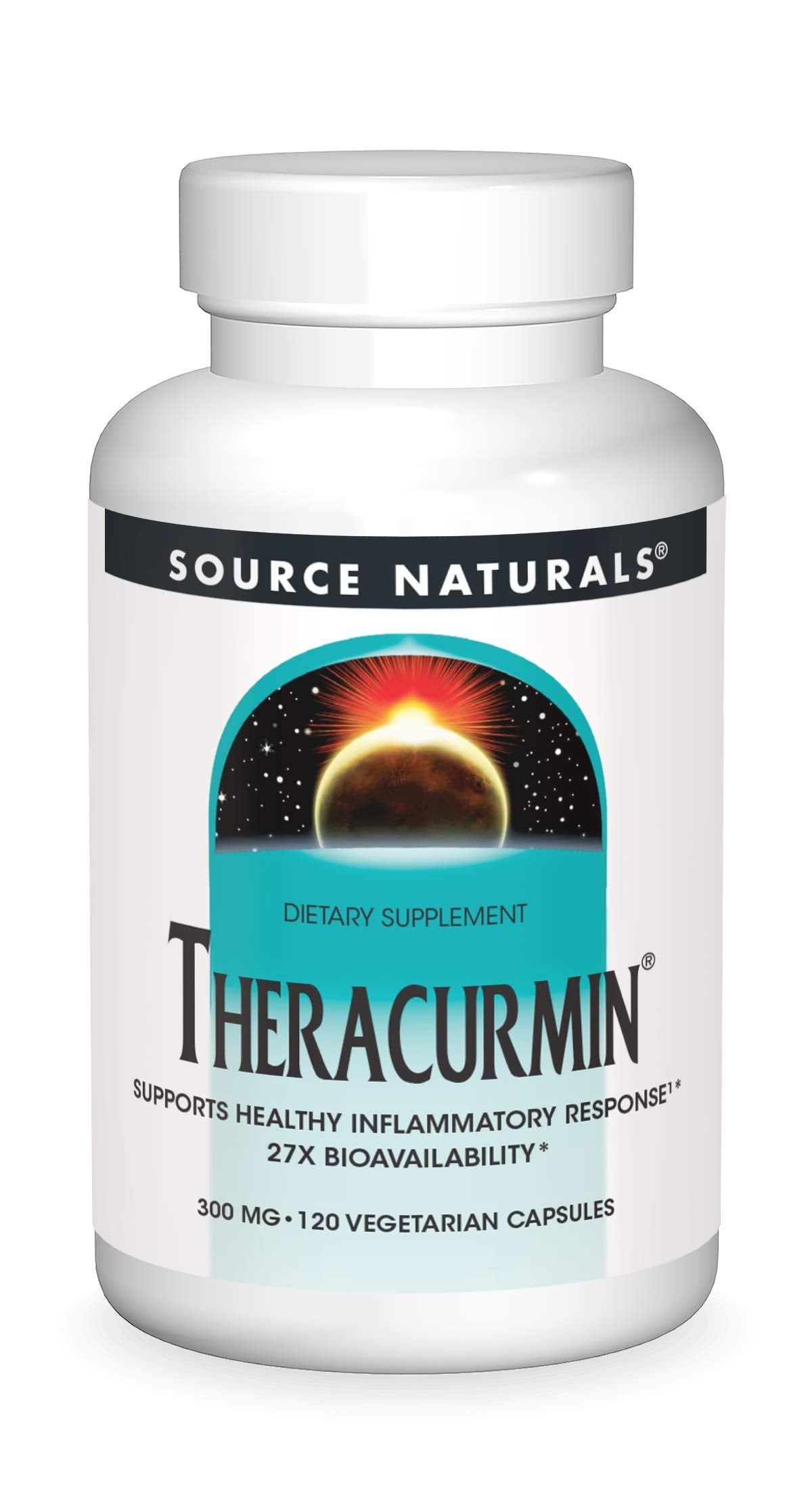 Source Naturals Theracurmin 300 mg - 120 Veg Capsules | Inflammatory Support