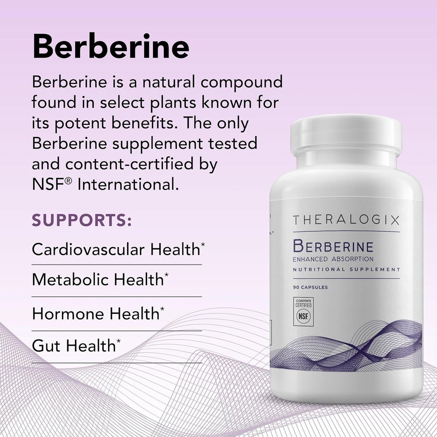 Theralogix Ovasitol Inositol + Berberine Enhanced Absorption Bundle – 14.12 oz & 90 Count (Pack of 2)