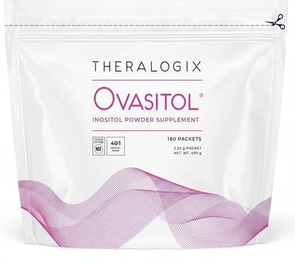 Theralogix Ovasitol Inositol Powder Packets – 90-Day Supply, NSF Certified