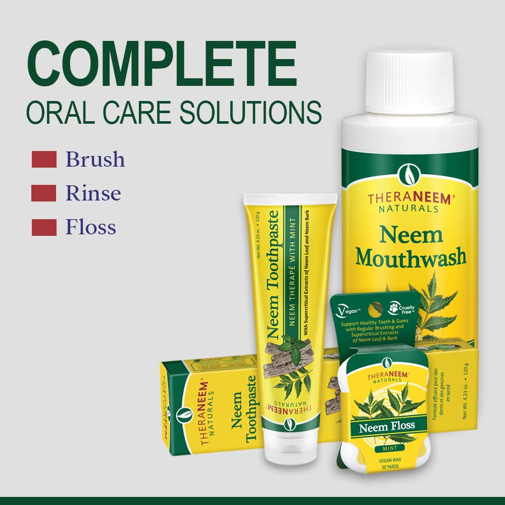 TheraNeem Neem Toothpaste - Herbal, Fluoride-Free (4.23 oz)
