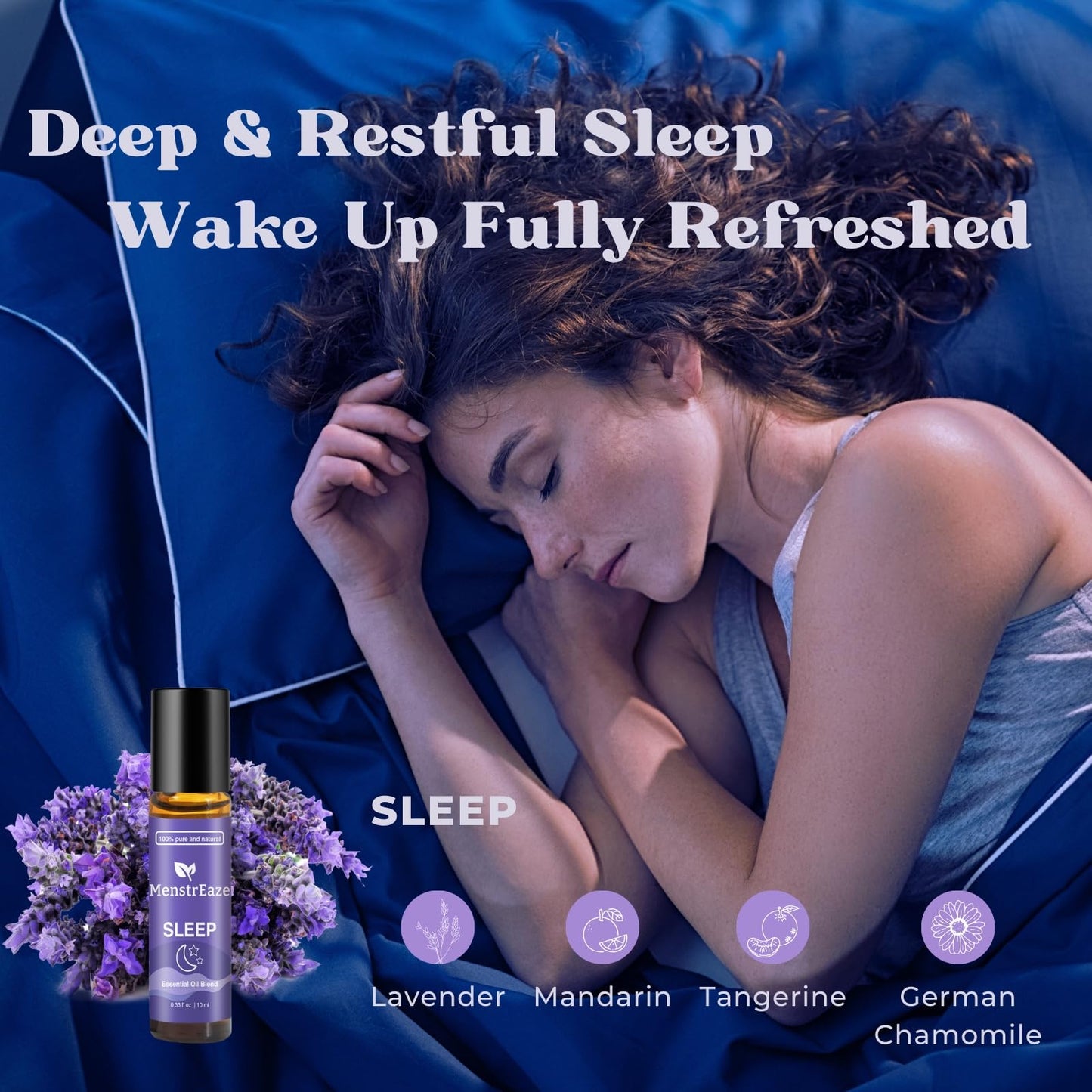 Therapeutic Grade Essential Oils Roll-On Set – Sleep, Breathe, Refresh