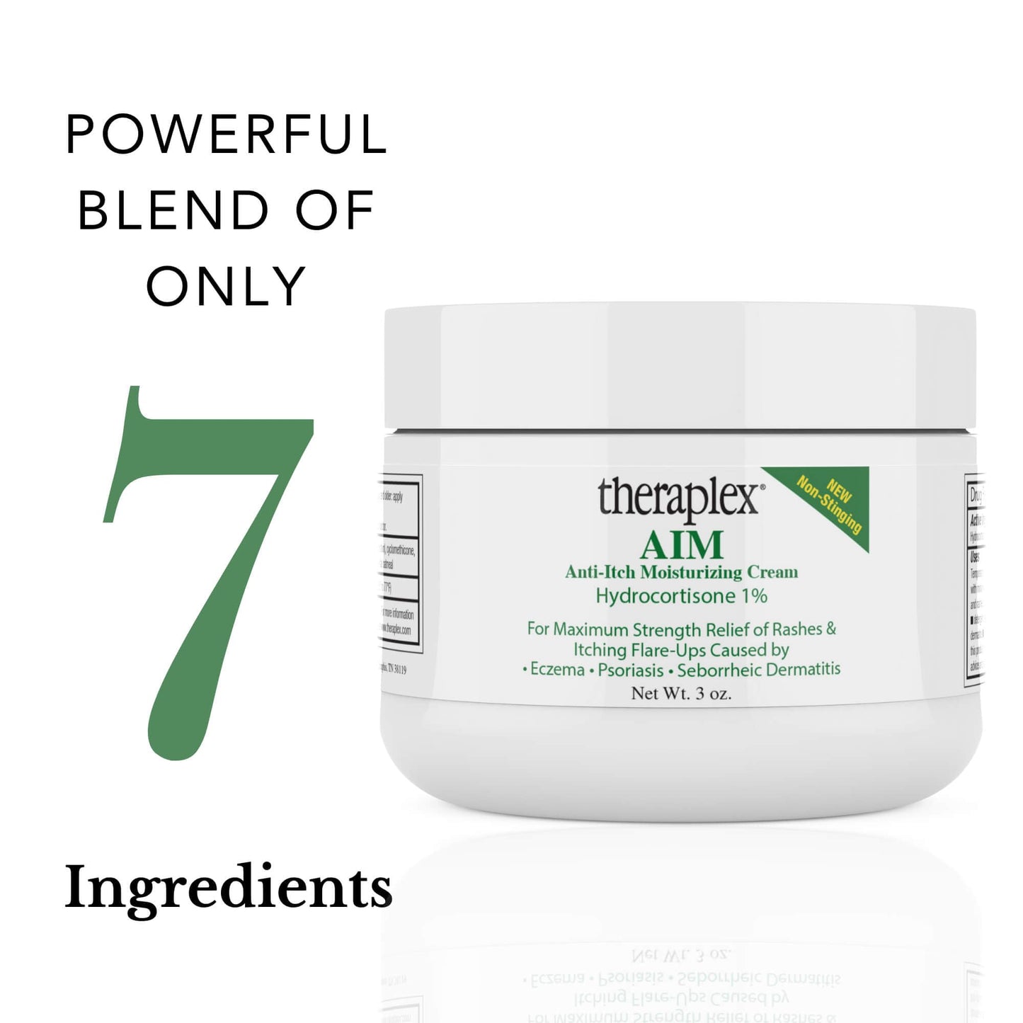 Theraplex AIM Anti-Itch Moisturizing Cream (3 oz) – Relieves Itching & Flare-Ups, Restores Skin Barrier