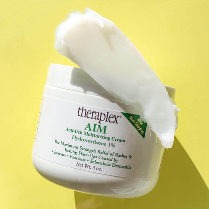 Theraplex AIM Anti-Itch Moisturizing Cream (3 oz) – Relieves Itching & Flare-Ups, Restores Skin Barrier