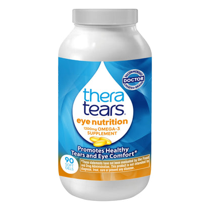 TheraTears Omega 3 Eye Nutrition Supplement 1200mg, 90 Ct (Pack of 1)