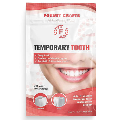 Thermoplastic Beads 40g for DIY Tooth Repair – Moldable Dental Beads for Chipped Teeth | Realistic & Durable