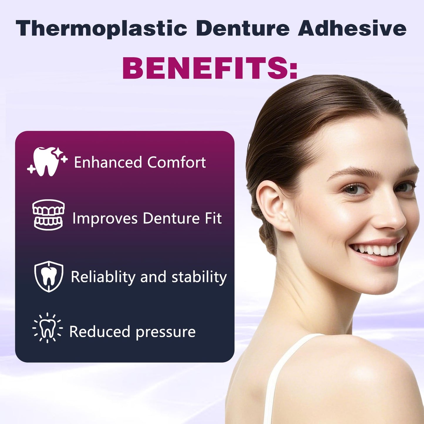 Thermoplastic Denture Adhesive | Ultra Max Hold (2pcs)