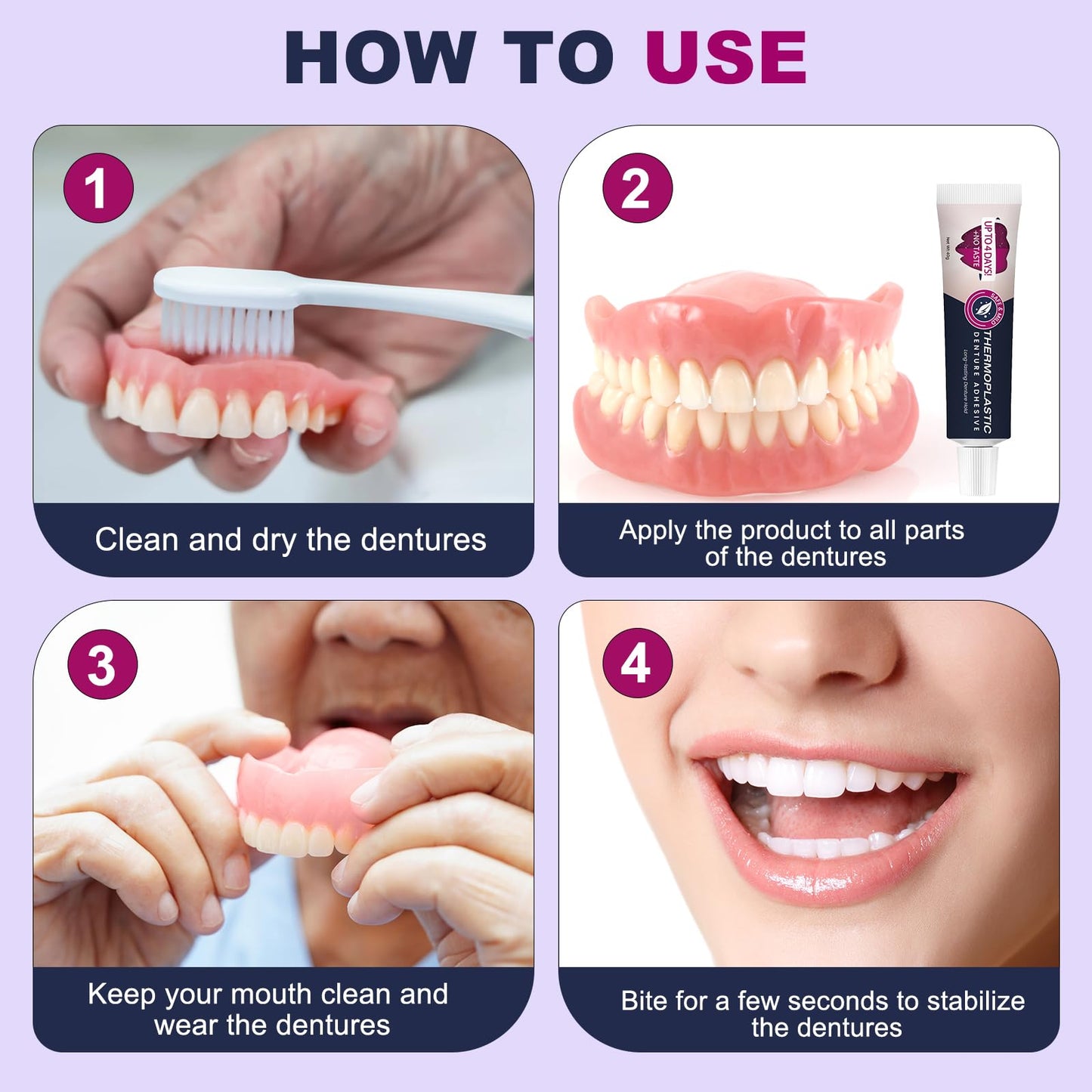 Thermoplastic Denture Adhesive | Ultra Max Hold (2pcs)