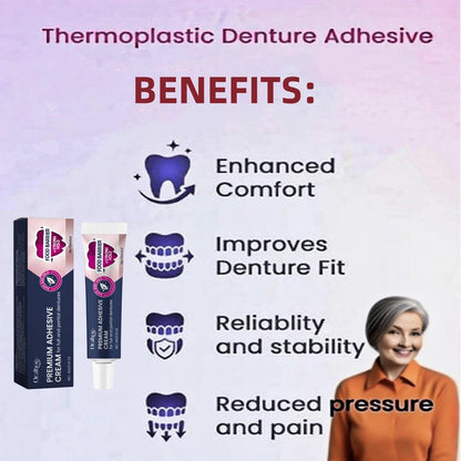 Thermoplastic Denture Adhesive - Lasts Up to 4 Days | Give a Brush (2)