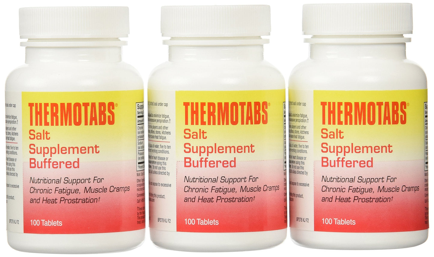 Thermotabs Buffered Salt Tabs Pack of 3 | Electrolyte Tablets for Hydration