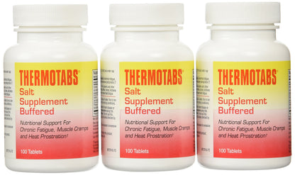 Thermotabs Buffered Salt Tabs Pack of 3 | Electrolyte Tablets for Hydration