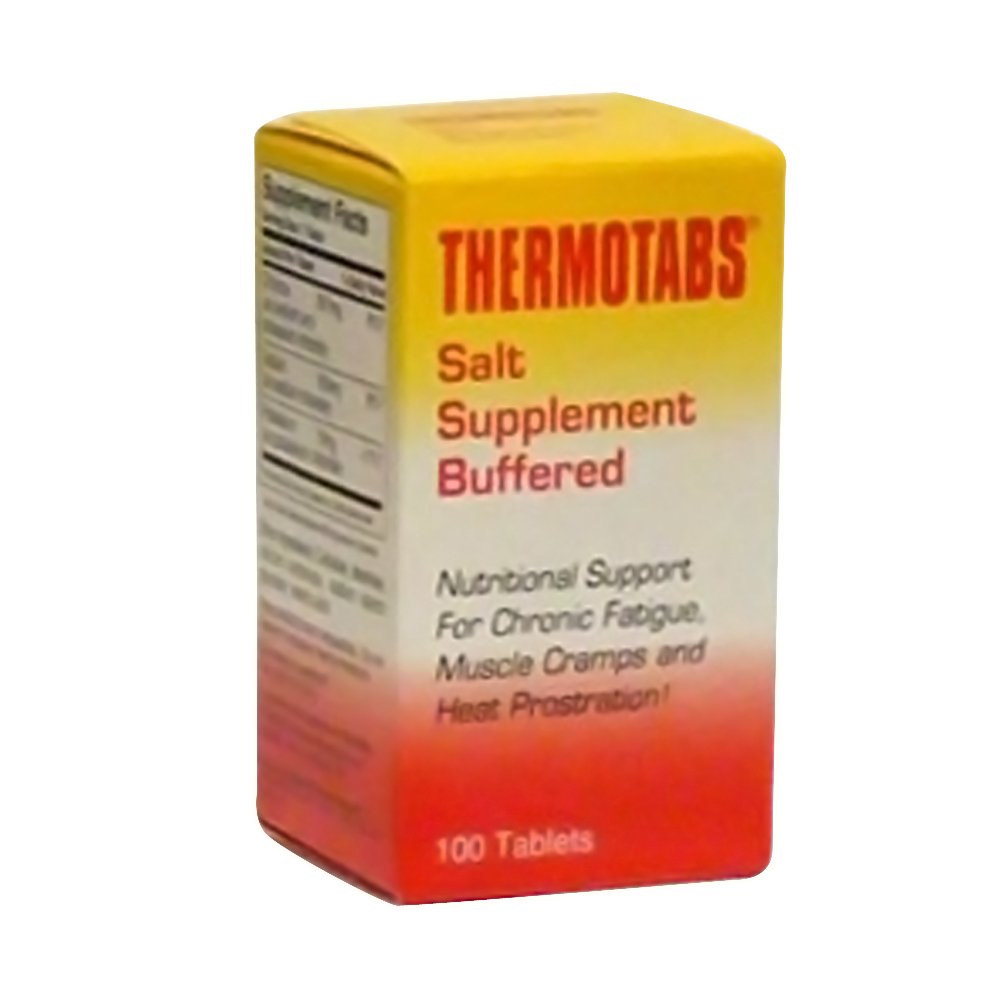 THERMOTABS Buffered Salt Tabs – 100 Tablets | Fight Fatigue & Heat Prostration