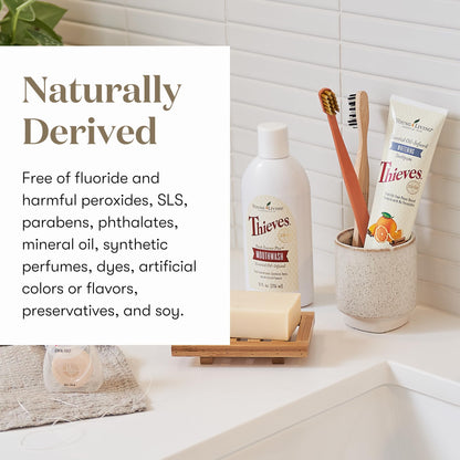 Young Living Thieves Whitening Toothpaste – Fluoride-Free, 4 oz