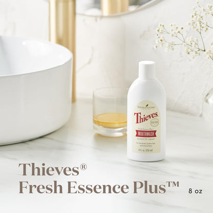 Young Living Thieves Fresh Essence Mouthwash – Alcohol-Free, 8 fl oz