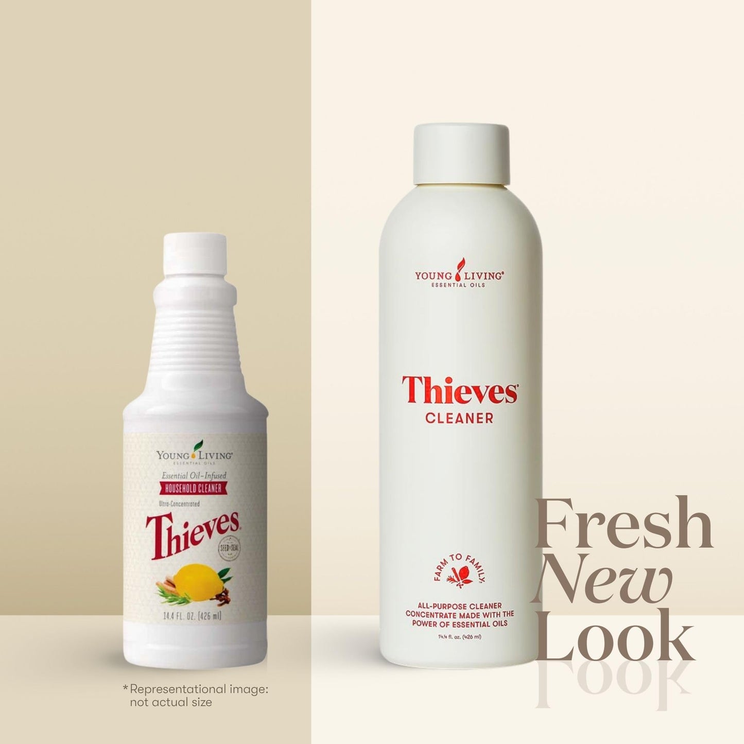 Thieves Household Cleaner 14.4 oz – Plant-Based Multi-Surface Cleaner with Essential Oils