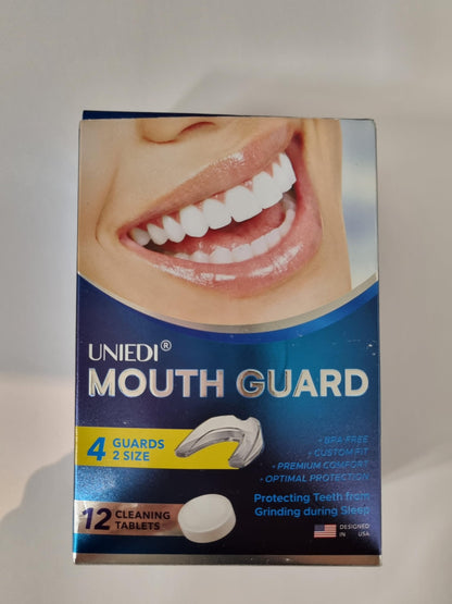 Mouth Guard for Teeth Grinding at Night – Custom Moldable Bruxism Guard + 12 Tablets