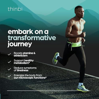 Thinbi Pure Himalayan Shilajit Capsules – Fulvic Acid & Trace Minerals, 90 Count