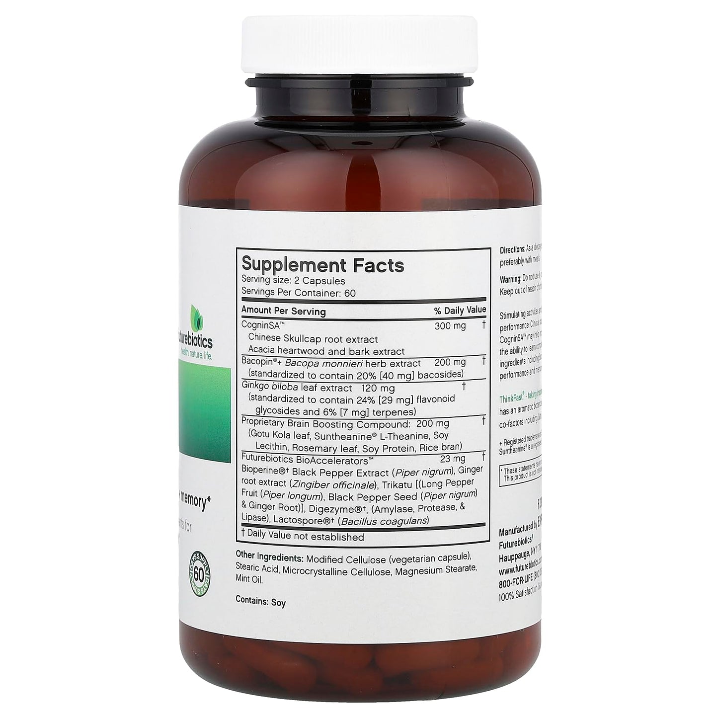ThinkFast Futurebiotics 120 VCaps – Brain Health & Focus