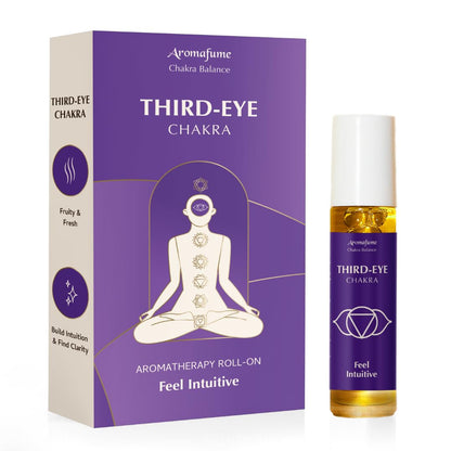 Third Eye Chakra Essential Oil Roll-On by Aromafume – 10ml Ajna