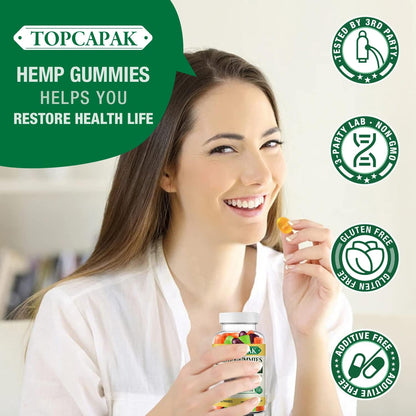 Hemp Gummies High Potency – Pain, Sleep & Anxiety Support for Adults