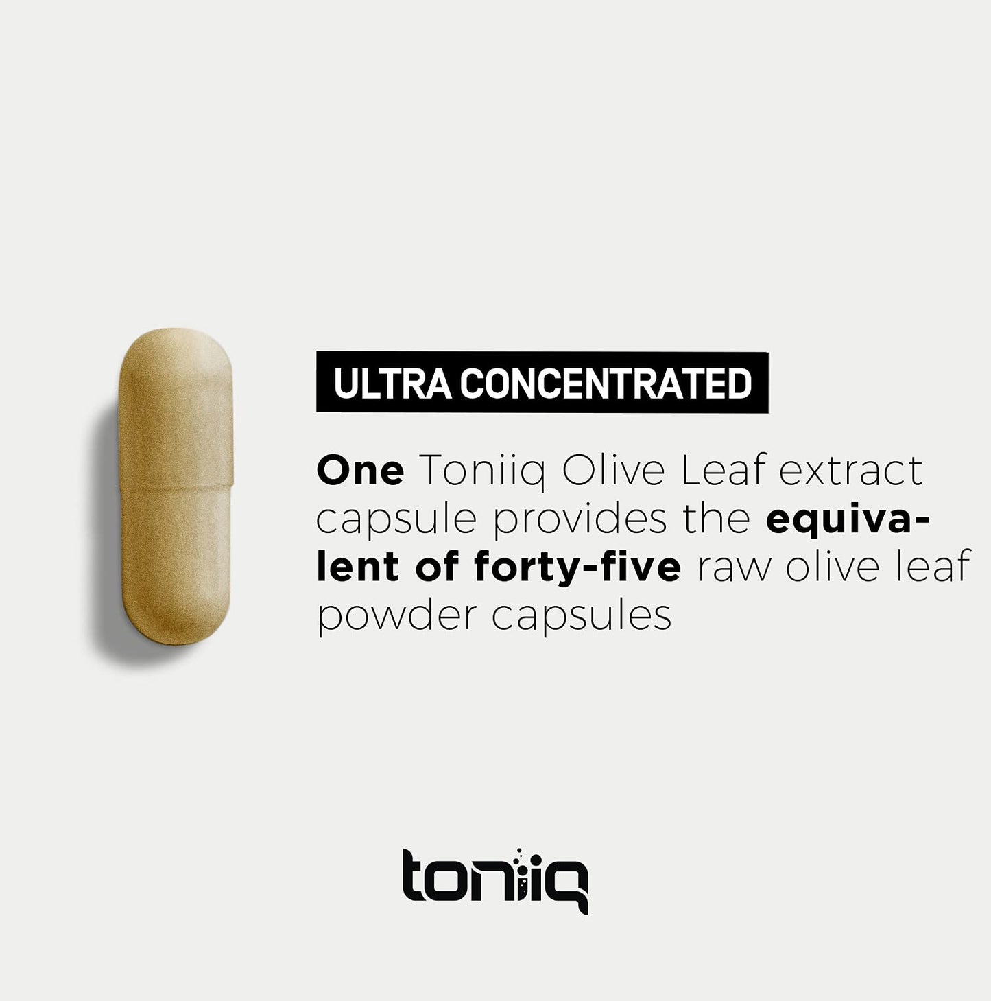 Olive Leaf Extract 45:1 Ultra High Potency - 50% Oleuropein - 500mg per Capsule | 120 Capsules | Third-Party Lab Tested