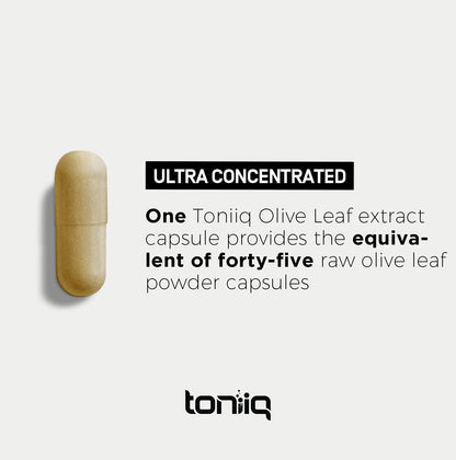 Olive Leaf Extract 45:1 Ultra High Potency - 50% Oleuropein - 500mg per Capsule | 120 Capsules | Third-Party Lab Tested
