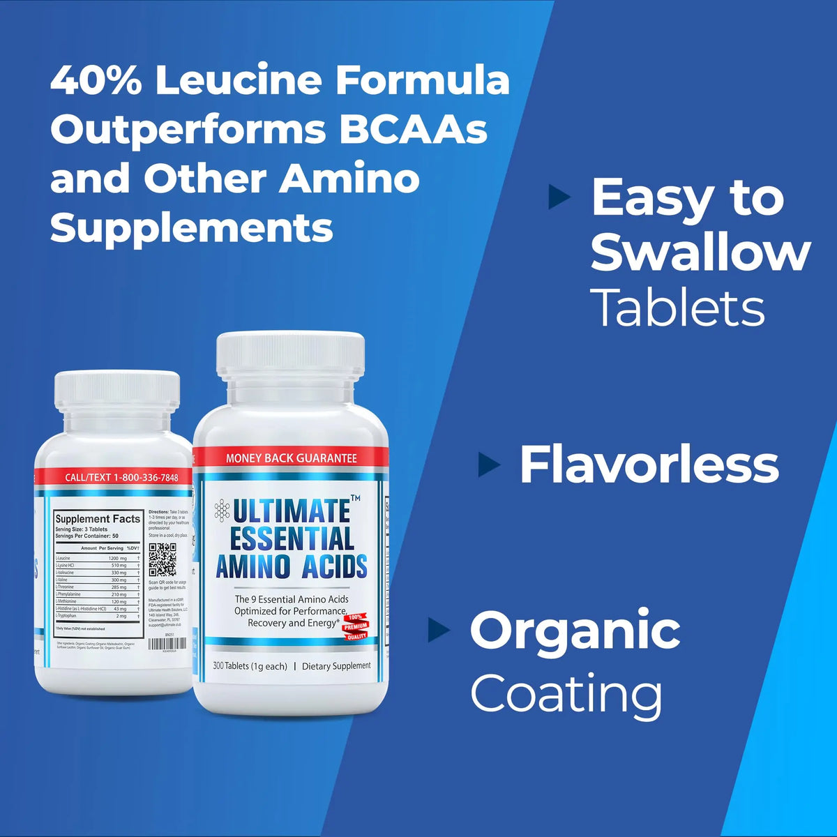 Ultimate 100% Essential Amino Acids for Cutting & Workouts | 9 EAAs, 40% Leucine, Keto & Vegetarian Tablets (150) BritishVita | Premium UK Vitamins & Wellness Supplements