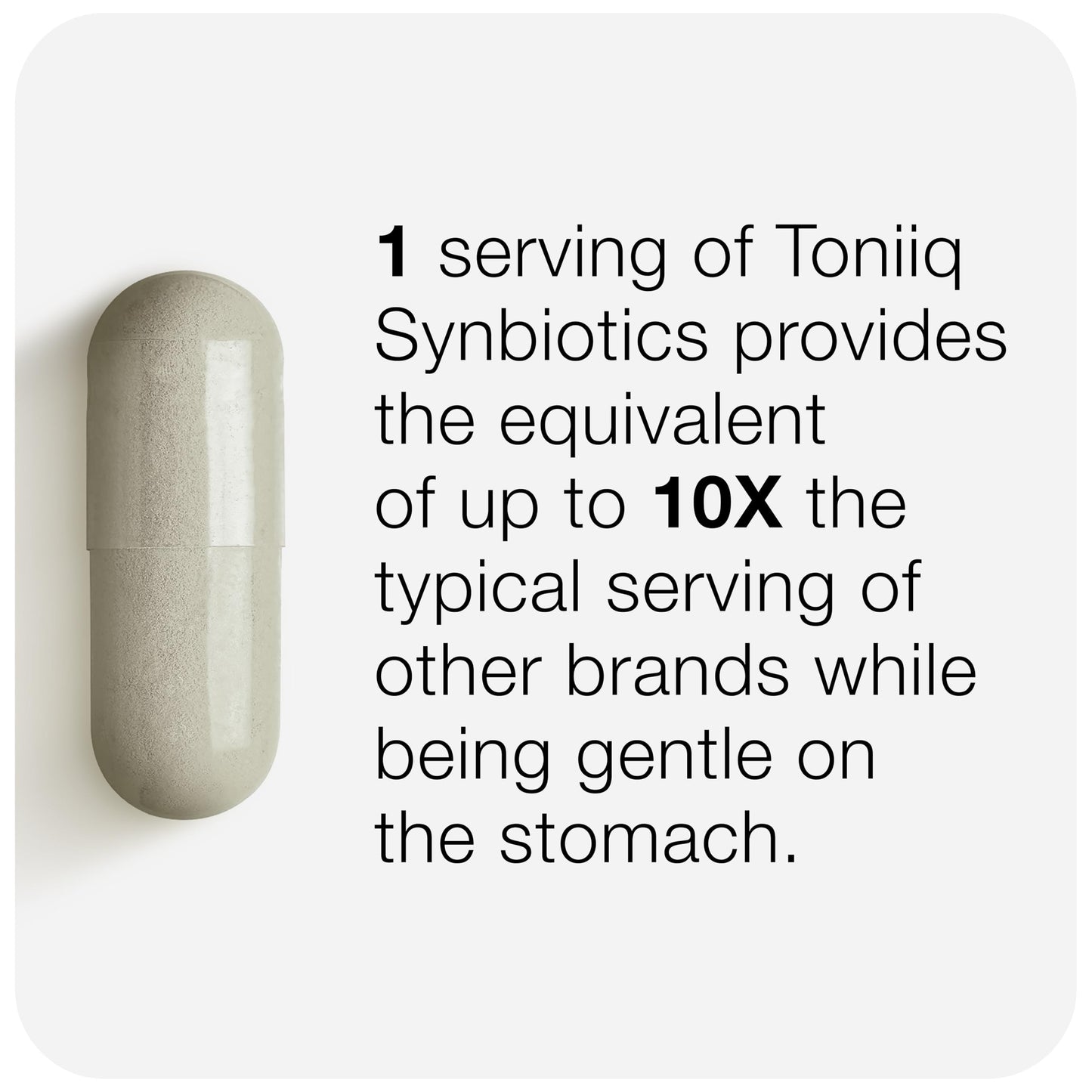 Toniiq Prebiotics and Probiotics – 200B TFU Synbiotic with IMMUSE and ButyraGen – 30 Strains – 60 Capsules