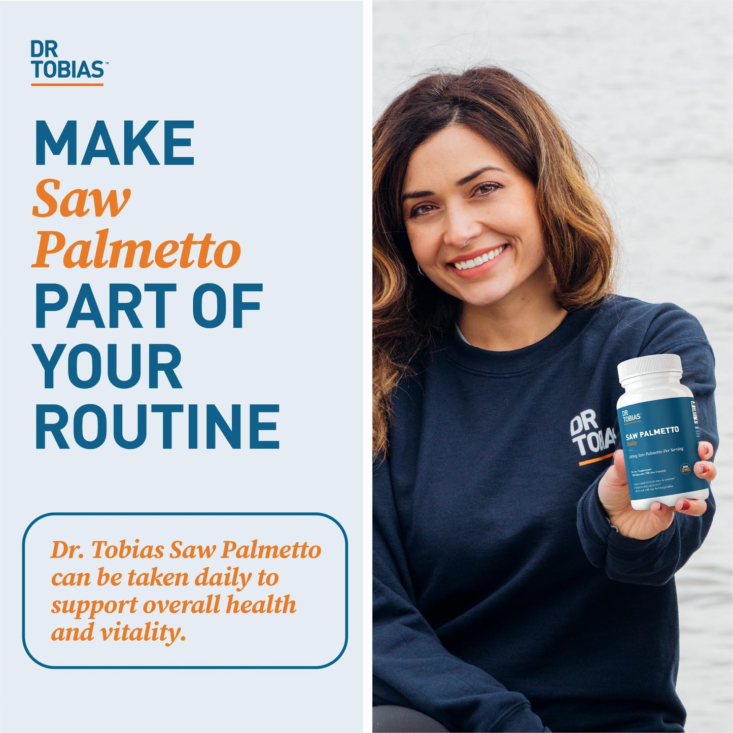 Dr. Tobias Saw Palmetto 500mg – Prostate, Hair & Urinary Health