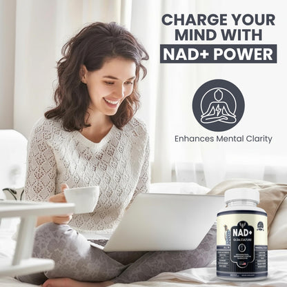 GI.DA. Culture NAD+ NMN Capsules with Resveratrol – USA Made, 90 Count, Energy & Healthy Aging