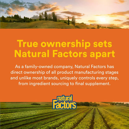 Natural Factors SAMe 200 mg – Mood Support & Joint Health, 60 Tablets