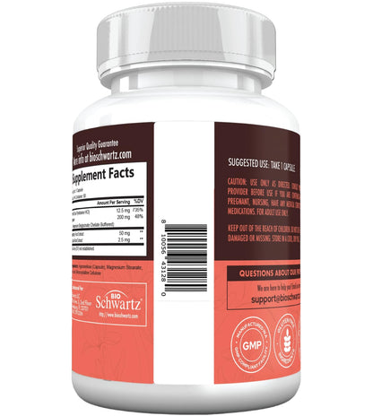 4-in-1 Magnesium Complex for Women | Stress Relief, Sleep & Hormonal Support | 60 Capsules