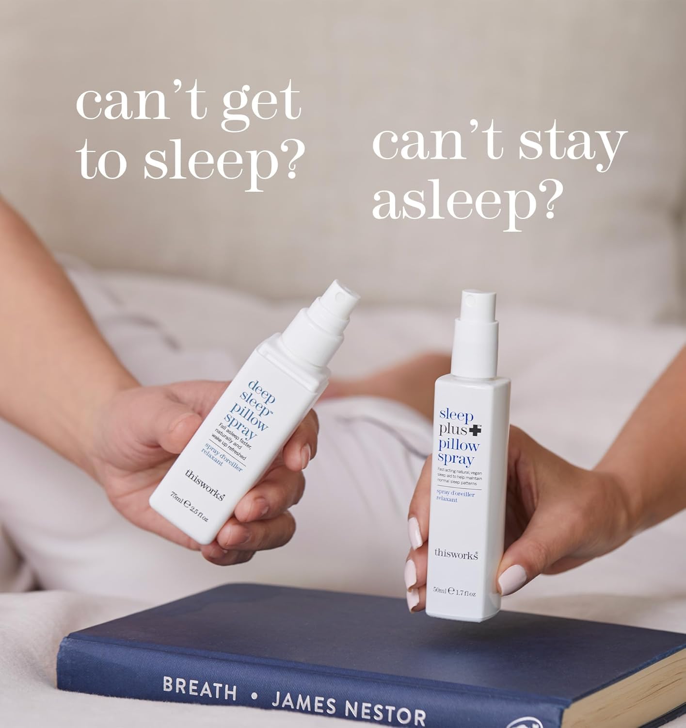 This Works Sleep Plus Pillow Spray 50 ml - Lavender, Camomile & Vetivert | Restful Sleep Aid