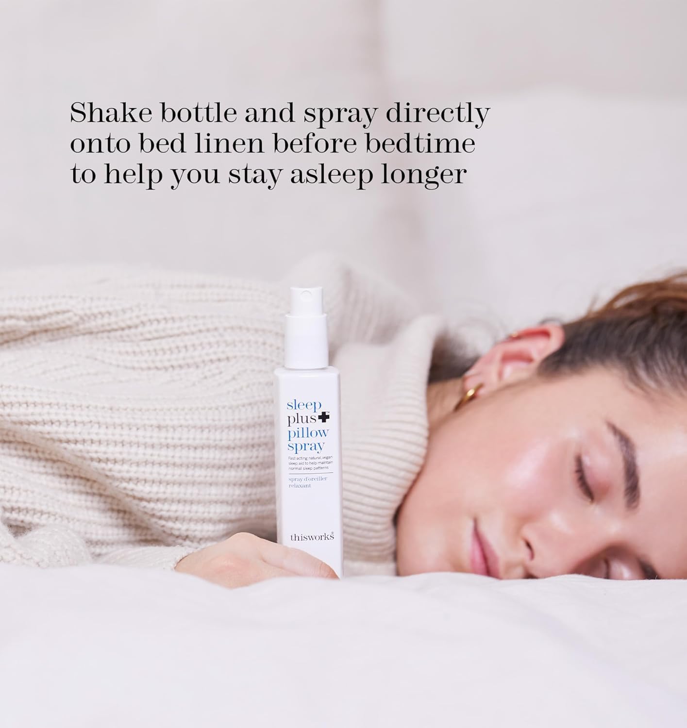 This Works Sleep Plus Pillow Spray 50 ml - Lavender, Camomile & Vetivert | Restful Sleep Aid