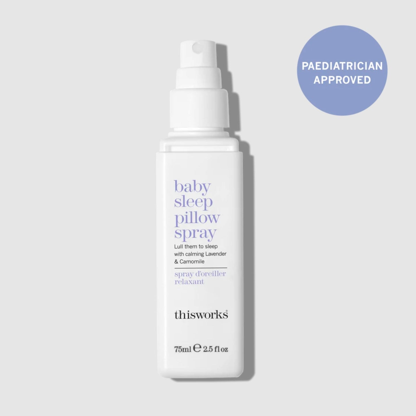 Thisworks Baby Sleep Pillow Spray – Ultra-Gentle Sleep, Lavender & Chamomile, 75ml (6+ Months)