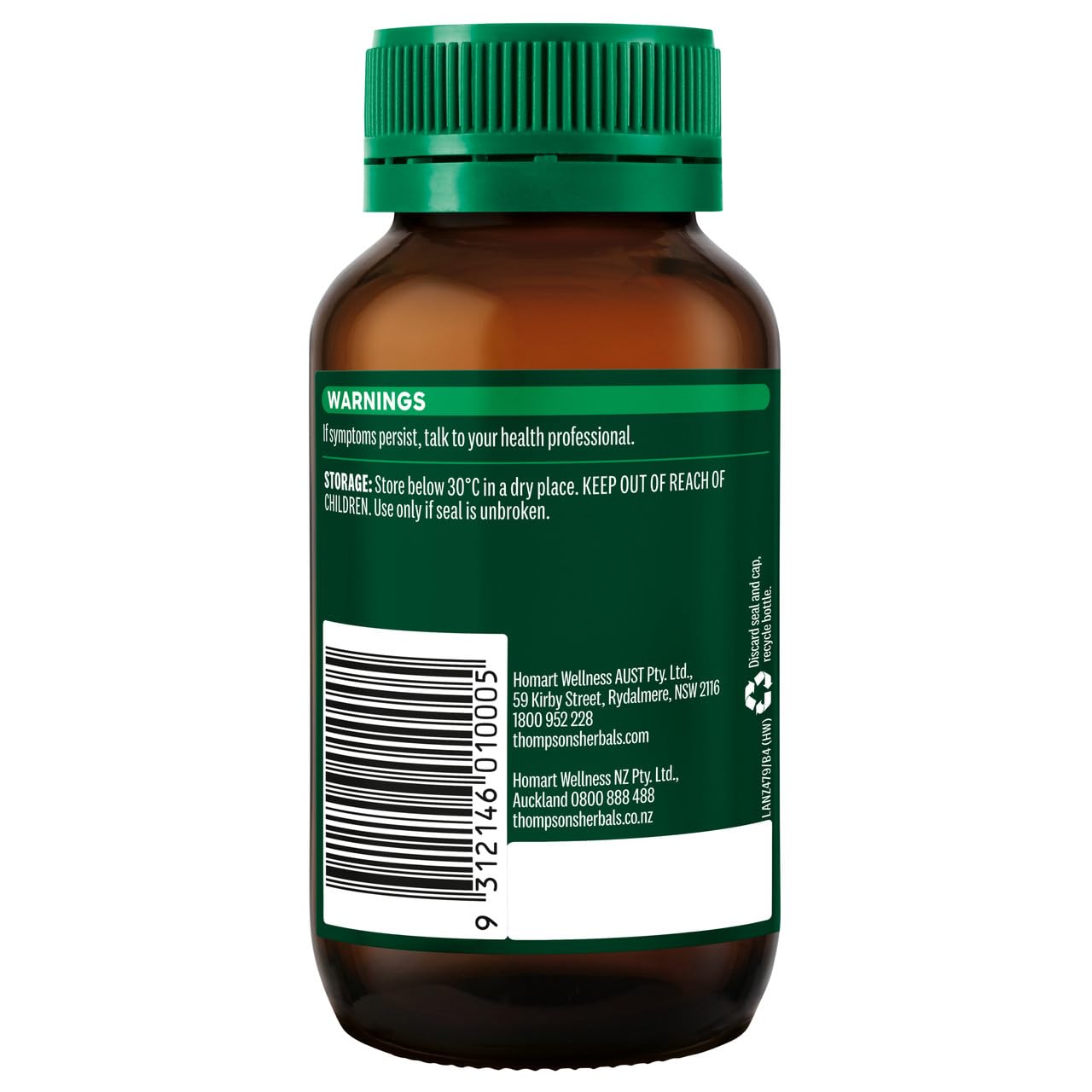 Thompsons Milk Thistle 42,000 Helps Liver Function 60 Capsules