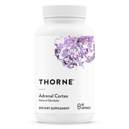 THORNE Adrenal Cortex - Cortisol Support Supplement for Stress Management & Adrenal Health | 60 Capsules