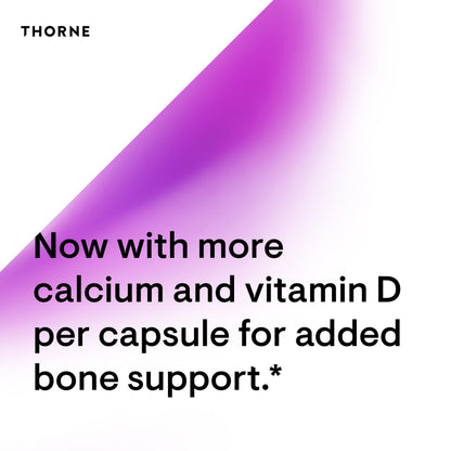 THORNE Advanced Bone Support‡ (Formerly Oscap) – Calcium & Vitamin D*, 120 Capsules