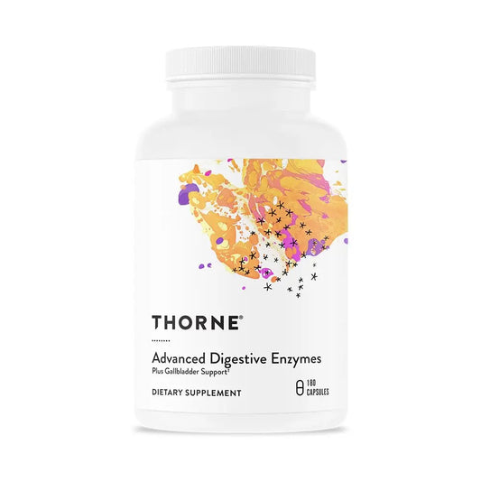THORNE Advanced Digestive Enzymes – Gut Health Support with Pepsin, Ox Bile & Pancreatin – 90 Servings BritishVita | Premium UK Vitamins & Wellness Supplements