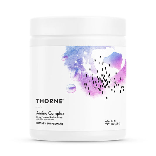THORNE Amino Complex Clinically Validated EAA & BCAA Powder NSF Certified BritishVita | Premium UK Vitamins & Wellness Supplements