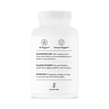 THORNE Berberine 200 mg (Formerly Berbercap) - 60 Capsules - Supports Heart, Immunity & Gut Health