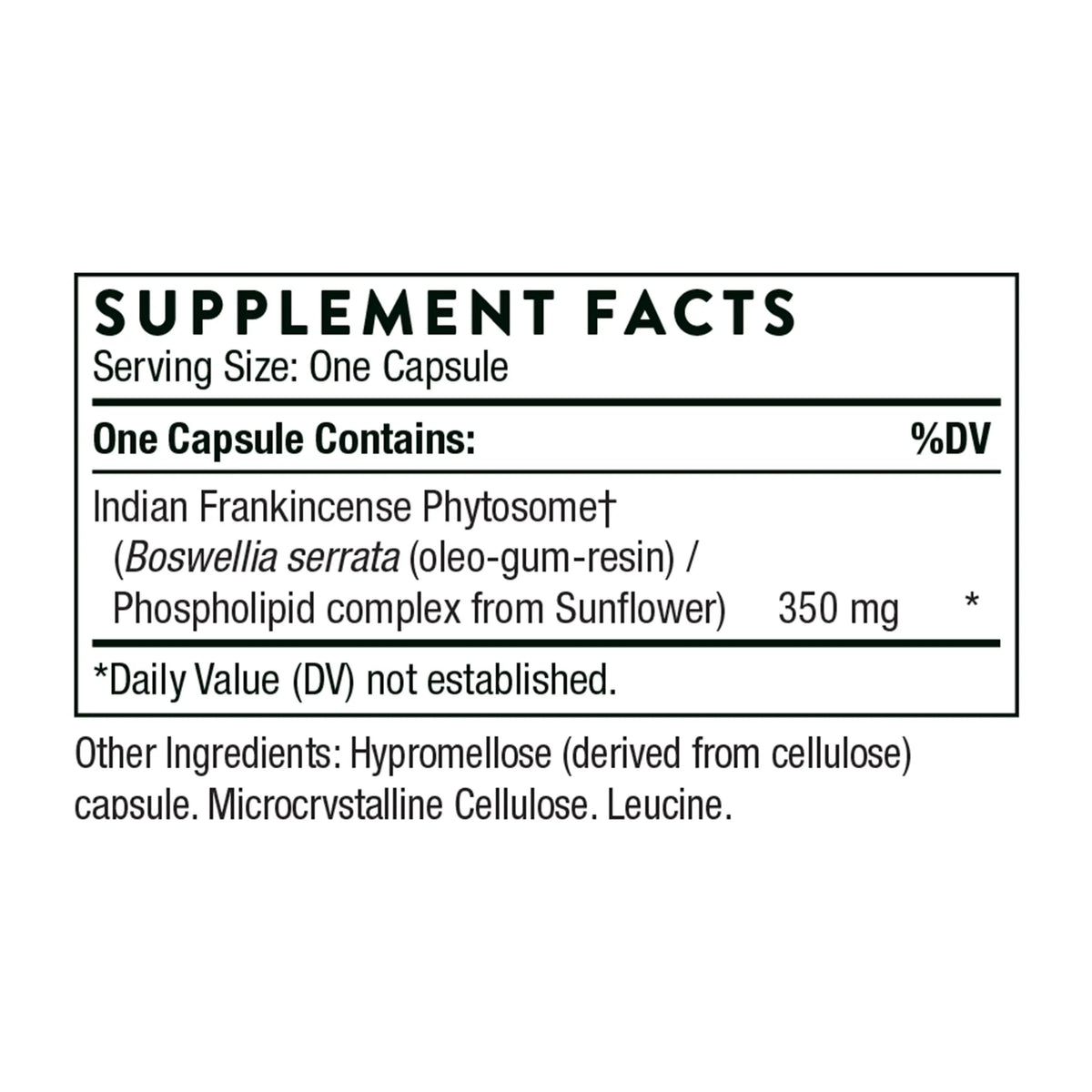 THORNE Boswellia Phytosome - Indian Frankincense (Boswellia Extract) Supplement - 60 Capsules BritishVita | Premium UK Vitamins & Wellness Supplements