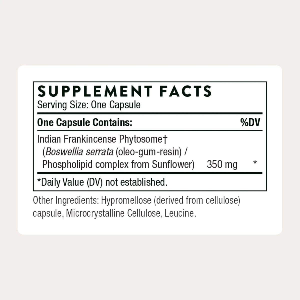 THORNE Boswellia Phytosome - Indian Frankincense (Boswellia Extract) Supplement - 60 Capsules BritishVita | Premium UK Vitamins & Wellness Supplements