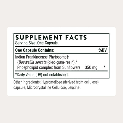 THORNE Boswellia Phytosome - Indian Frankincense (Boswellia Extract) Supplement - 60 Capsules BritishVita | Premium UK Vitamins & Wellness Supplements
