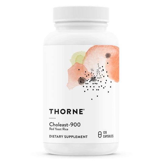THORNE Red Yeast Rice 900mg – Gluten-Free Cholesterol Support Supplement | 120 Capsules BritishVita | Premium UK Vitamins & Wellness Supplements