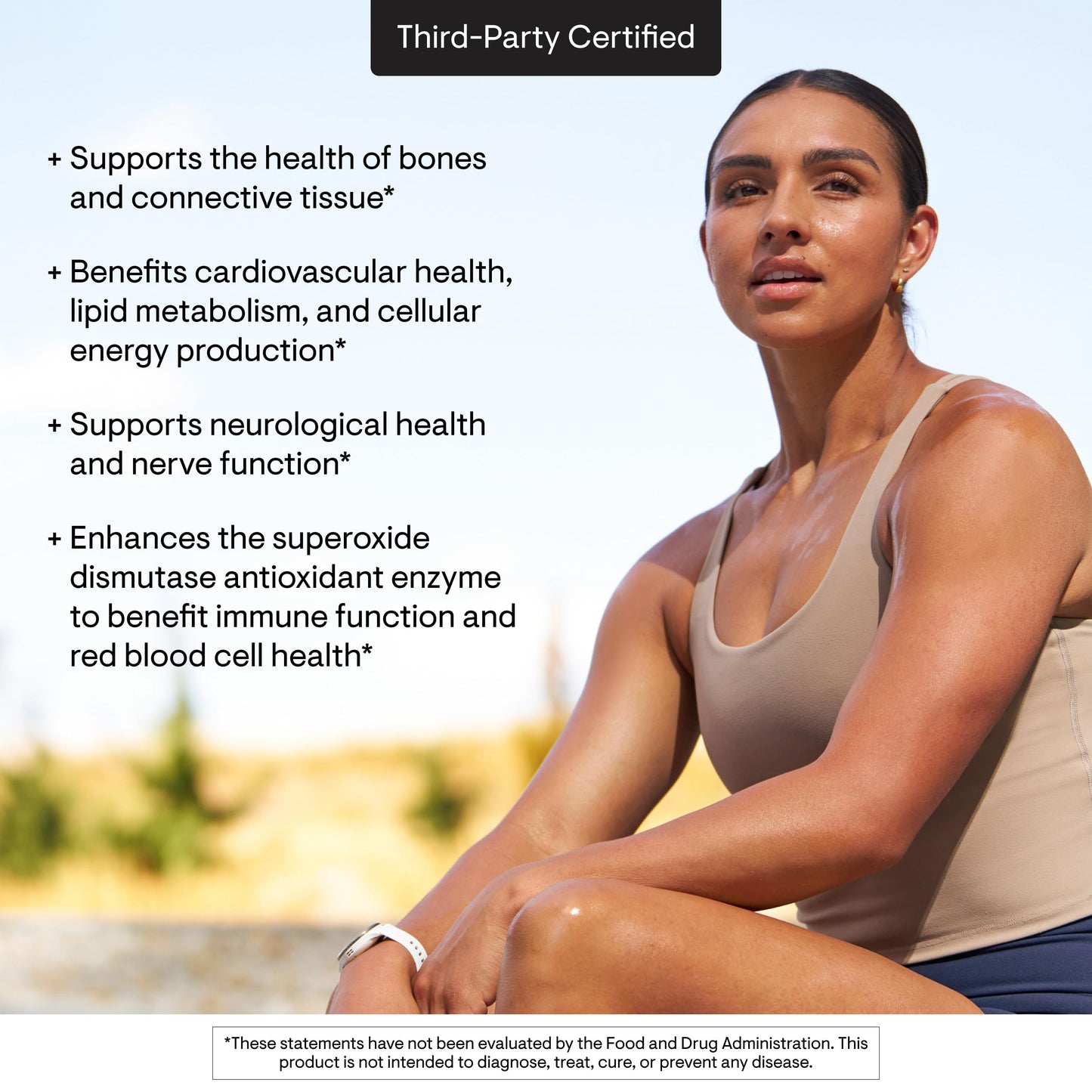 THORNE - Copper Bisglycinate - Well-Absorbed Trace Mineral Supplement - 60 Capsules