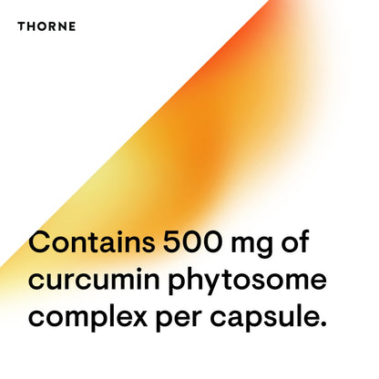 THORNE Curcumin Phytosome 1000 mg (Meriva) – Clinically Studied, High Absorption – 30 Servings