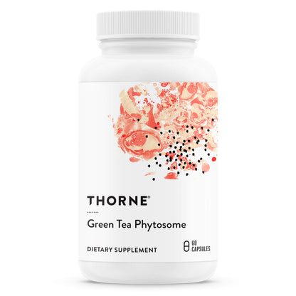 THORNE Green Tea Phytosome – Caffeine-Free Antioxidant, Liver Support, Metabolic Benefits • 60 Capsules