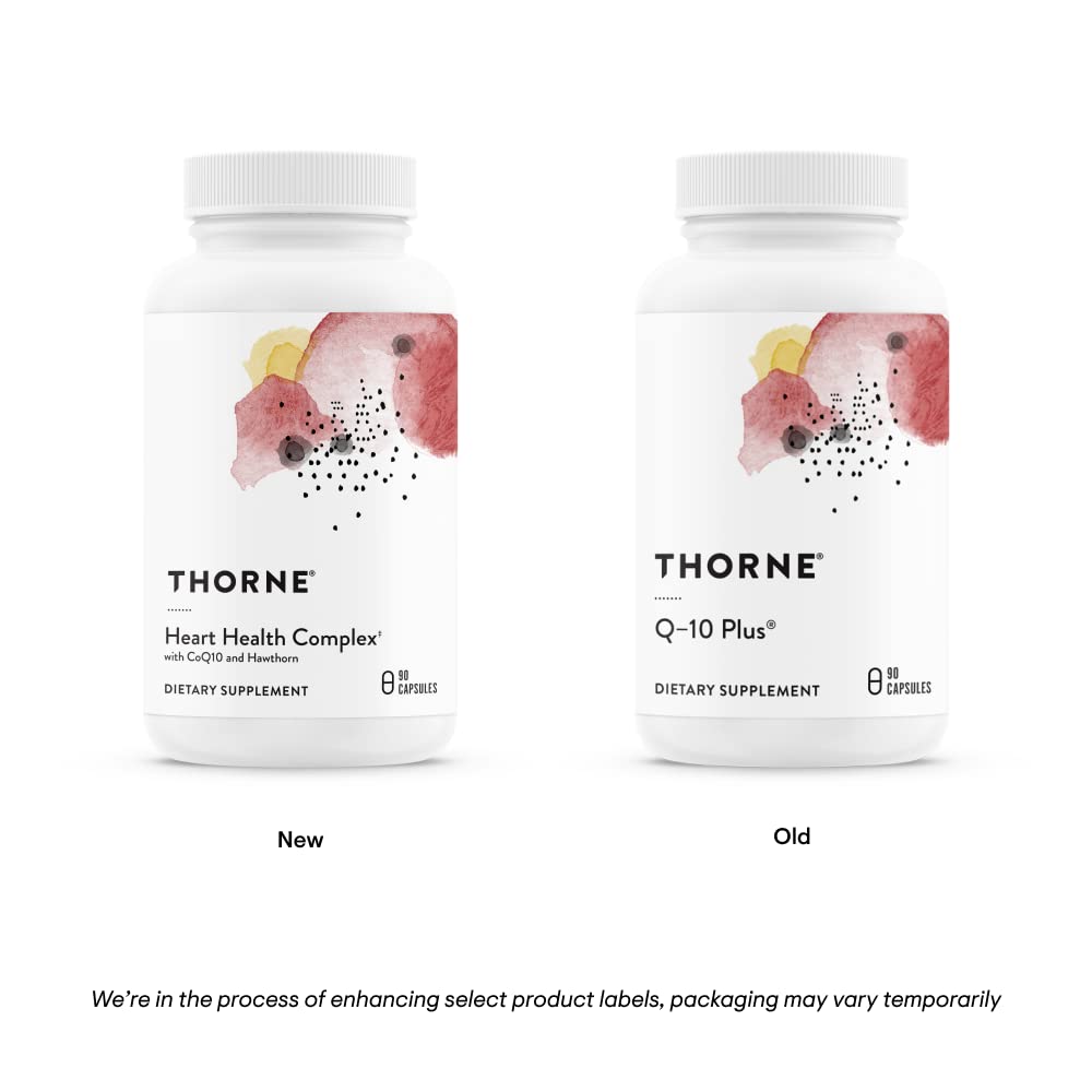 THORNE Heart Health Complex – CoQ10, Taurine & Hawthorn | 90 Capsules